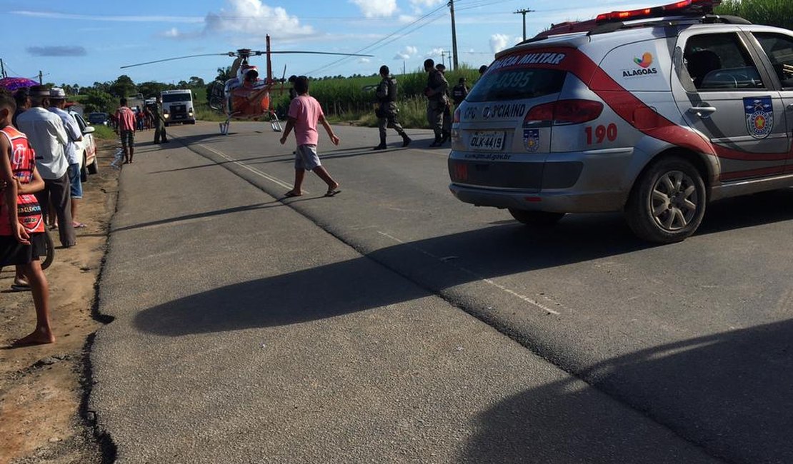Tentativa de assalto deixa homem baleado na Barra de Santo Antônio