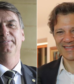 Bolsonaro fará ato público nesta quinta no Rio; Haddad vai a Brasília