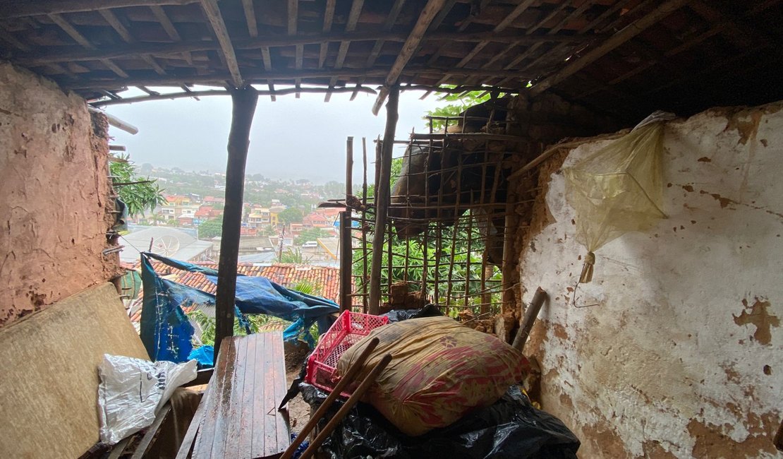[Vídeo] Casas de taipa estão sob risco de desabamento em Maragogi