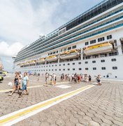 Temporada de cruzeiros trará mais de 33 mil turistas para Alagoas