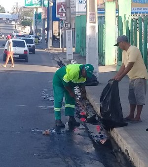Após paralisação de garis, Arapiraca tem lixo recolhido por equipes da Prefeitura