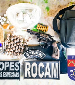 Suposto taxista é preso por tráfico de drogas e porte ilegal de arma de fogo em São Miguel dos Milagres