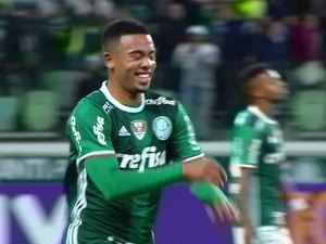 Gabriel de Jesus brilha e o líder Palmeiras vence na abertura da 10ª rodada