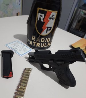 Advogado é preso em Arapiraca ao ser flagrado com pistola 380  e carregador com 11 munições