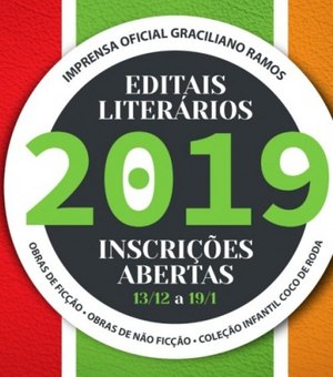 Imprensa Oficial tem três editais abertos para publicação de livros em Alagoas