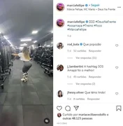 Márcia Fellipe é detonada na web após usar hashtag indevida em vídeo de treino