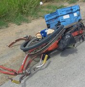 Ciclista morre ao colidir com carro na BR-101 em Rio Largo