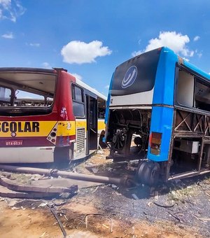 SMTT vistoria ônibus abandonados em terrenos baldios de Arapiraca