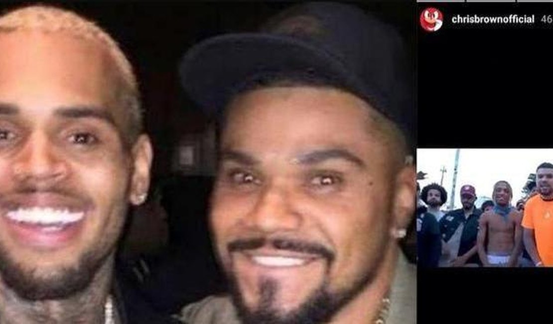 Após virar 'piada', Naldo prova que é mesmo 'brother' de Chris Brown!
