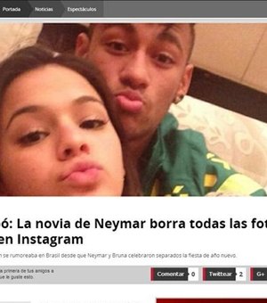 Fim do namoro de Bruna Marquezine e Neymar ganha destaque na imprensa internacional