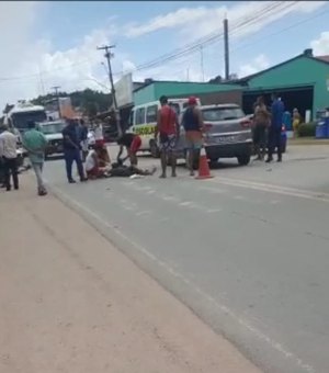 Colisão entre carro e moto deixa ferido em Maragogi