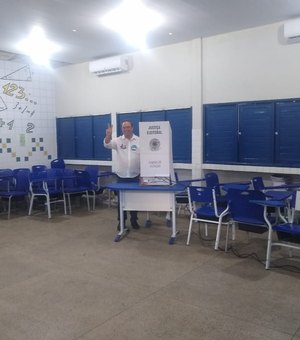 [Vídeo] Luciano Barbosa acompanha votação de Rodrigo e diz que ver Daniel Barbosa eleito seria presente