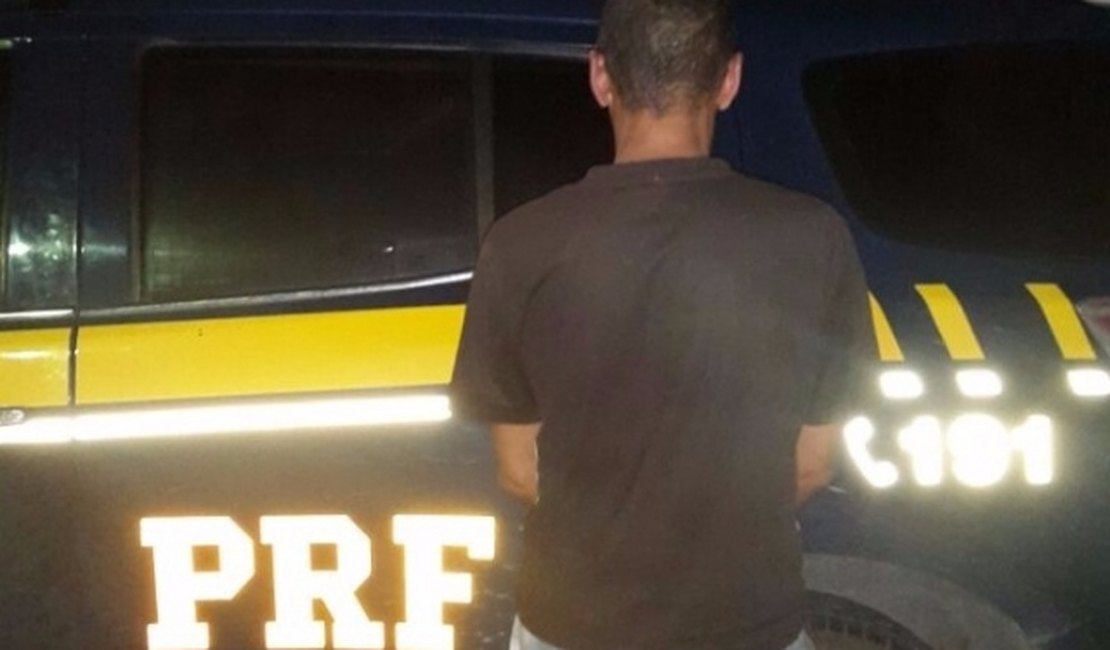 Traficante de drogas foragido é preso na BR-101, em Alagoas