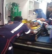 Casal fica ferido após colisão entre motos em Arapiraca