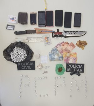 Operação integrada da polícia no combate ao tráfico de drogas prende sergipano em Porto Real do Colégio-AL