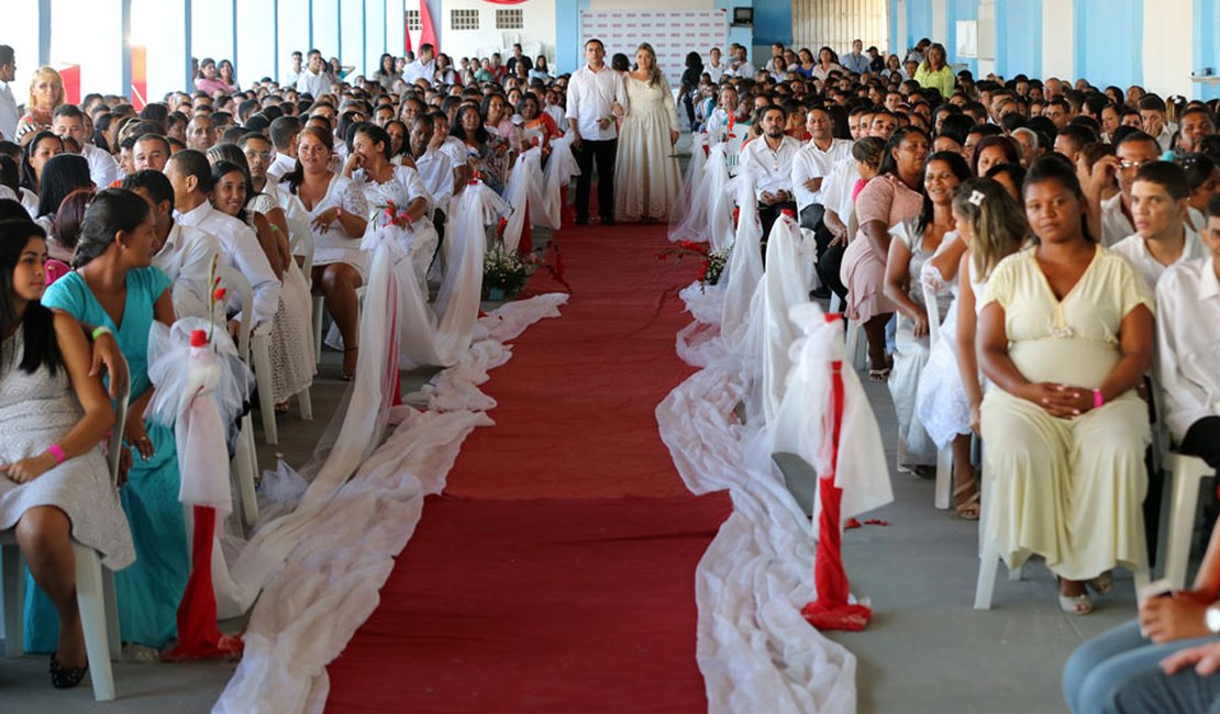 ?Justiça promove casamentos coletivos em Maceió e no Litoral