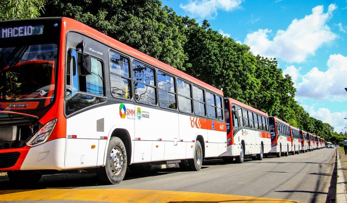 Maceió ganha 20 novos ônibus nesta sexta-feira (13)