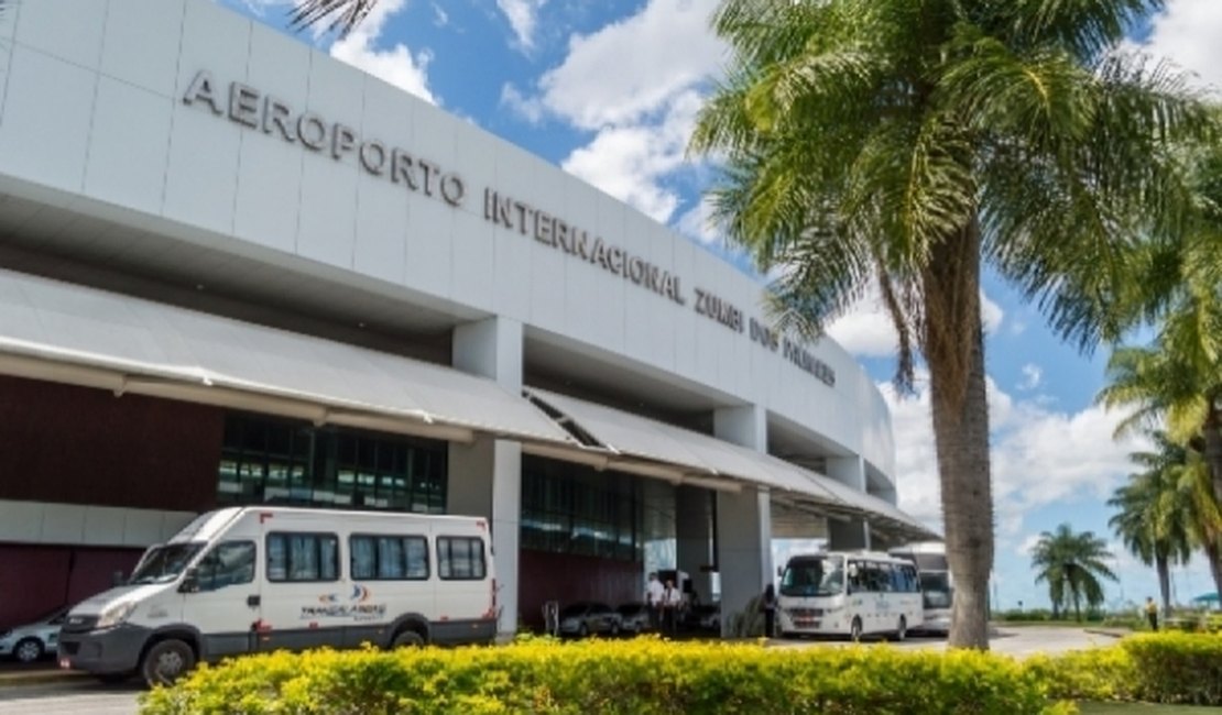 Número de passageiros no Aeroporto Zumbi dos Palmares recua 12,7%