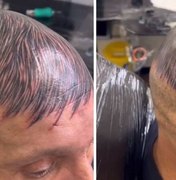 Calvo tatua cabelo, e a internet não perdoa: 'O ruim é enjoar do corte'