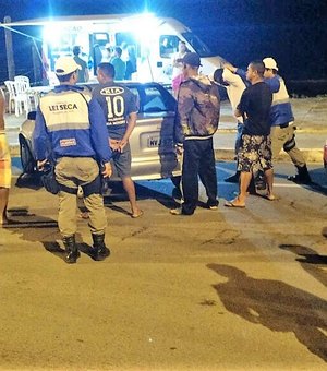 Motorista é preso por embriaguez ao volante durante blitz em Maceió
