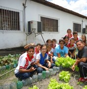 Projeto de Horta Escolar contribui para enriquecer merenda escolar