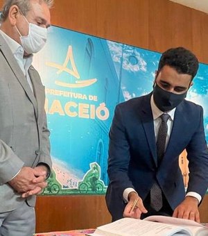 Ronaldo Lessa assume prefeitura de Maceió durante viagem de JHC ao exterior