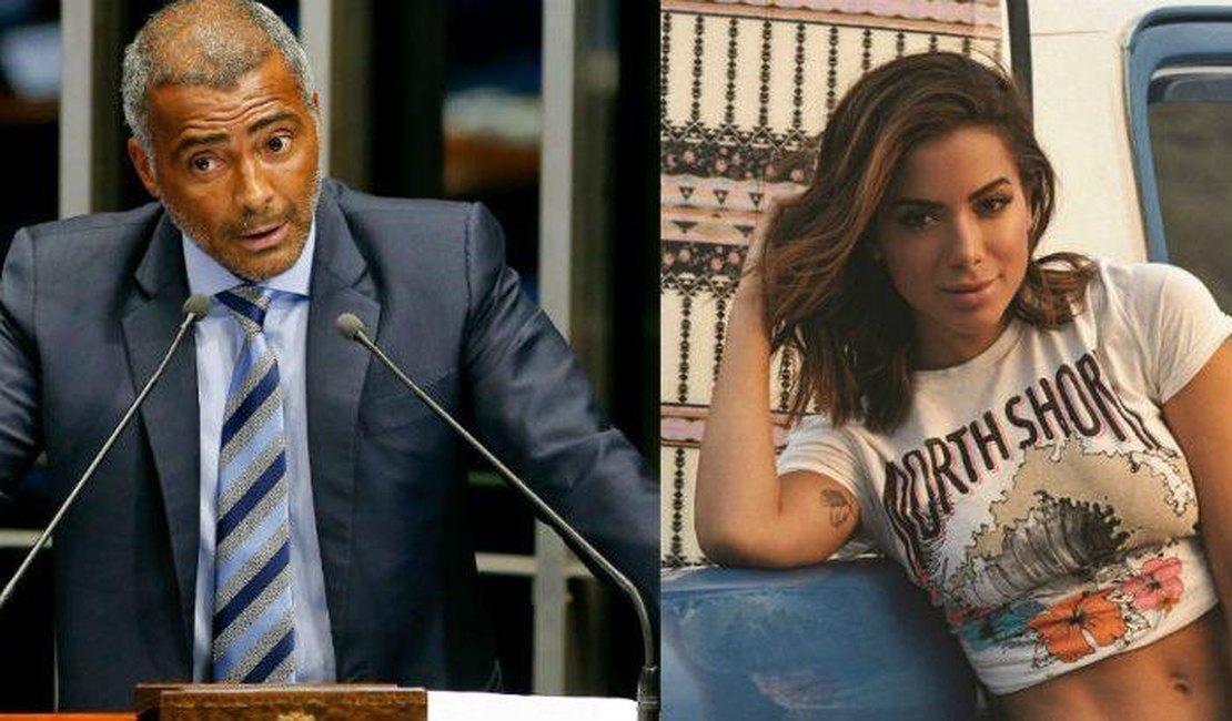 Vídeo: Romário convida Anitta para debate sobre a criminalização do funk no Senado