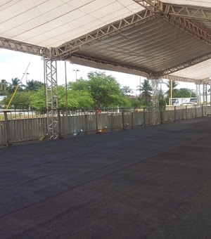 Megaestrutura para Micaraca Fest 2019 está pronta para receber foliões 