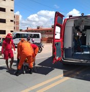 Colisão entre carro e moto deixa mulher ferida em Maragogi