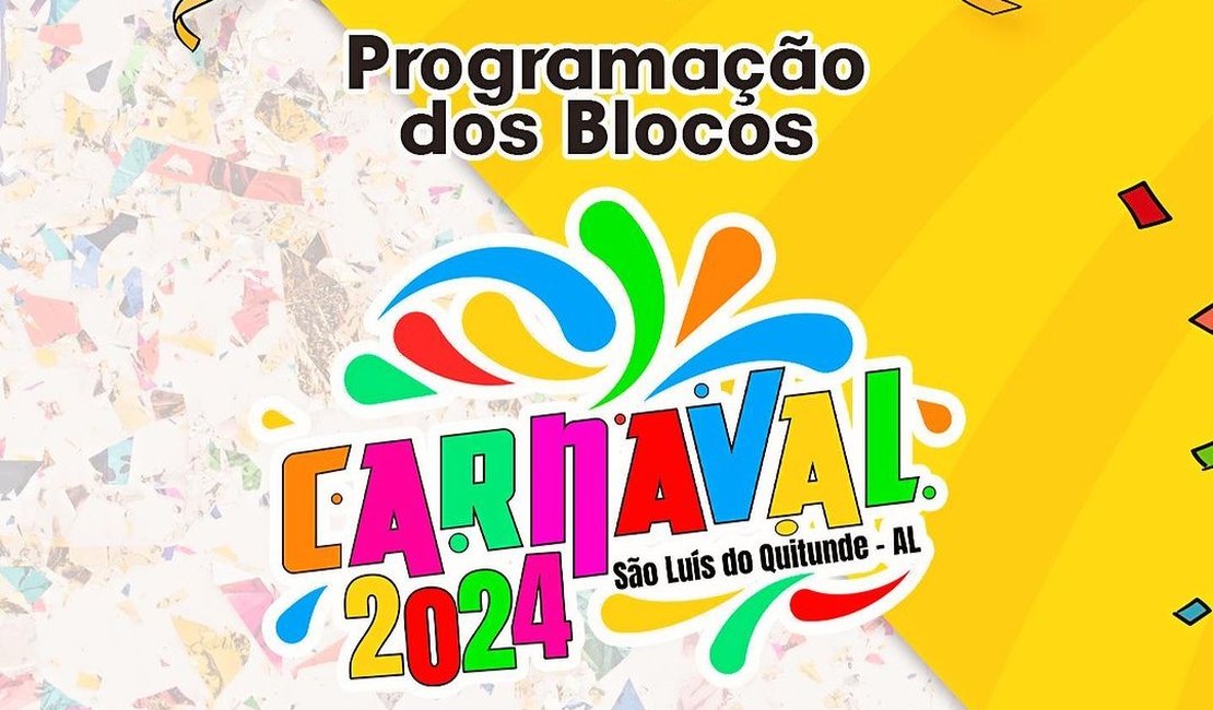 São Luís do Quitunde divulga programação dos blocos de Carnaval; confira