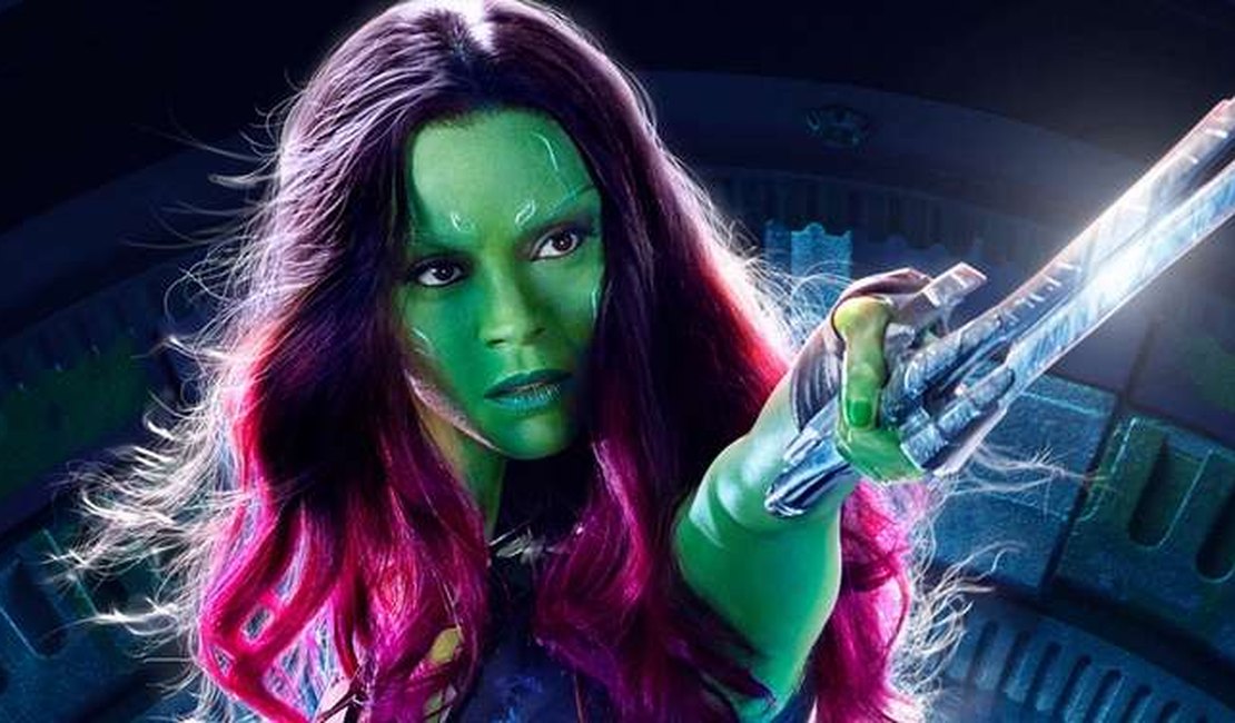 Zoe Saldana revela como é tirar a maquiagem de Gamora