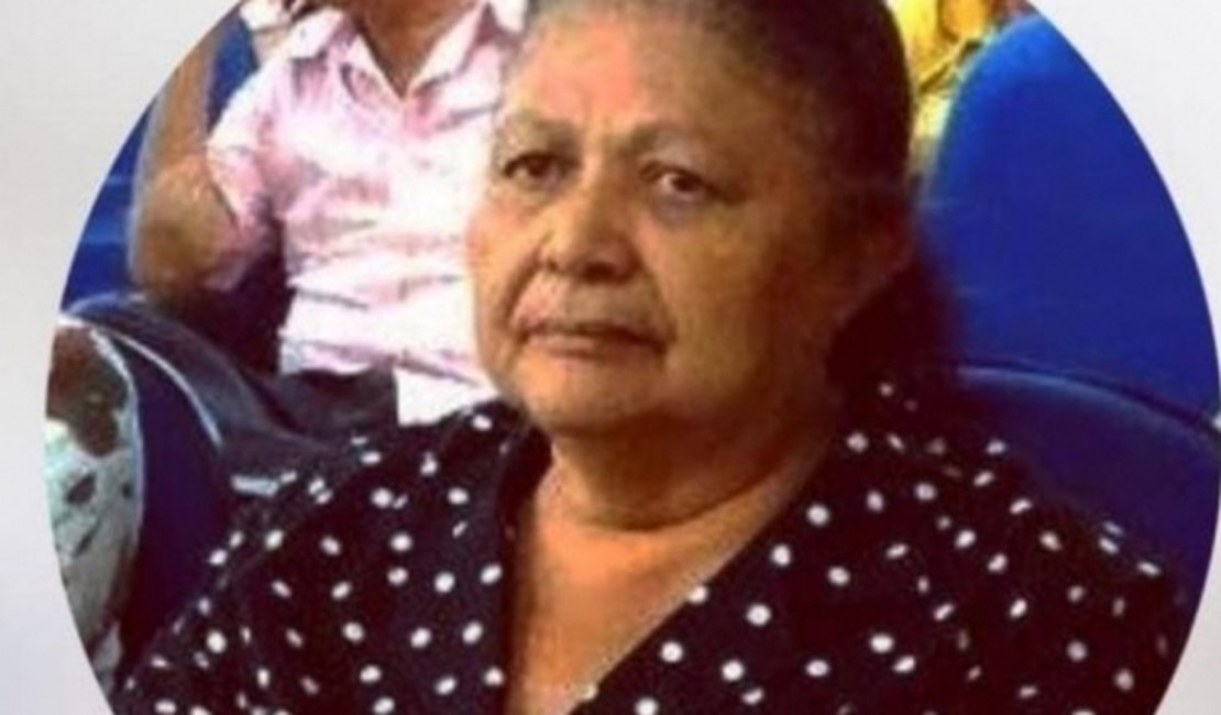 Ex-vereadora de Palmeira dos Índios 'Maria do Leite' morre na noite deste domingo (2)