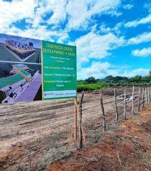 Prefeitura de Palmeira dos Índios autoriza construção de creche em Lagoa do Caldeirão