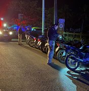 Ação conjunta entre PRF e Guarda Municipal de Teotônio Vilela prende 12 pessoas por prática de “racha” em rodovia