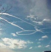 Marinha americana lamenta comportamento de piloto americano que desenhou pênis no céu