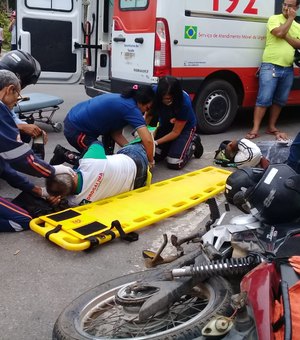 Colisão entre motos deixa dois feridos no Parque Ceci Cunha