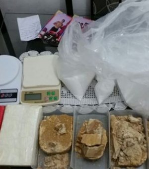 PF descobre laboratório de refino de crack em Arapiraca