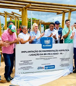 Prefeito de Palmeira acompanha inauguração de rodovia e creche CRIA em Igaci