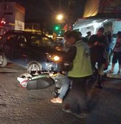 Casal fica ferido após ser atropelado por motorista embriagado