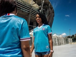 Com alusão ao Manchester City, Bahia lança novo uniforme