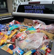 Vigilância Sanitária apreende 1,2 mil kg de alimentos impróprios para consumo