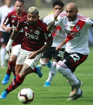 Gabigol decide, Flamengo vira nos acréscimos sobre o River Plate e é campeão da Libertadores