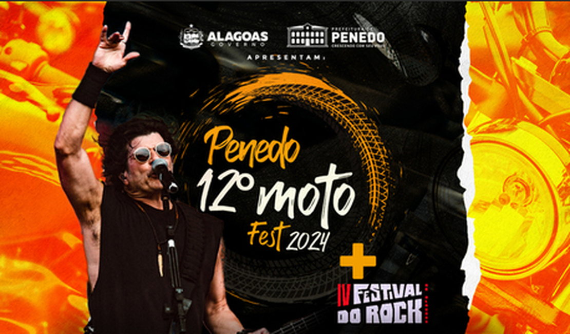 Prefeitura de Penedo divulga programação de Moto Fest  e traz Paulo Ricardo, ex-RPM, no line up