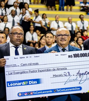 Leonardo Dias entrega emendas de R$ 100 mil a lar de idosos administrado pela Assembleia de Deus