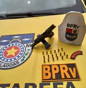 Homem é preso por porte ilegal de arma de fogo em São José da Lage