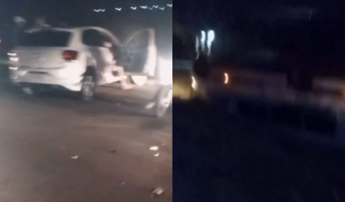 Colisão entre carro e van deixa duas pessoas feridas em Pariconha, no Sertão de Alagoas