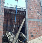 Cinco pessoas ficam feridas em desabamento de laje no Antares