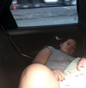 Mulher dá à luz menina em carro de app antes de chegar a maternidade