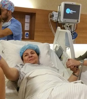Tereza Nelma se recupera em UTI, após nova Cirurgia