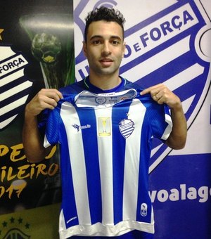 CSA confirma atacante Bruno Veiga; jogador estava no Cuiabá